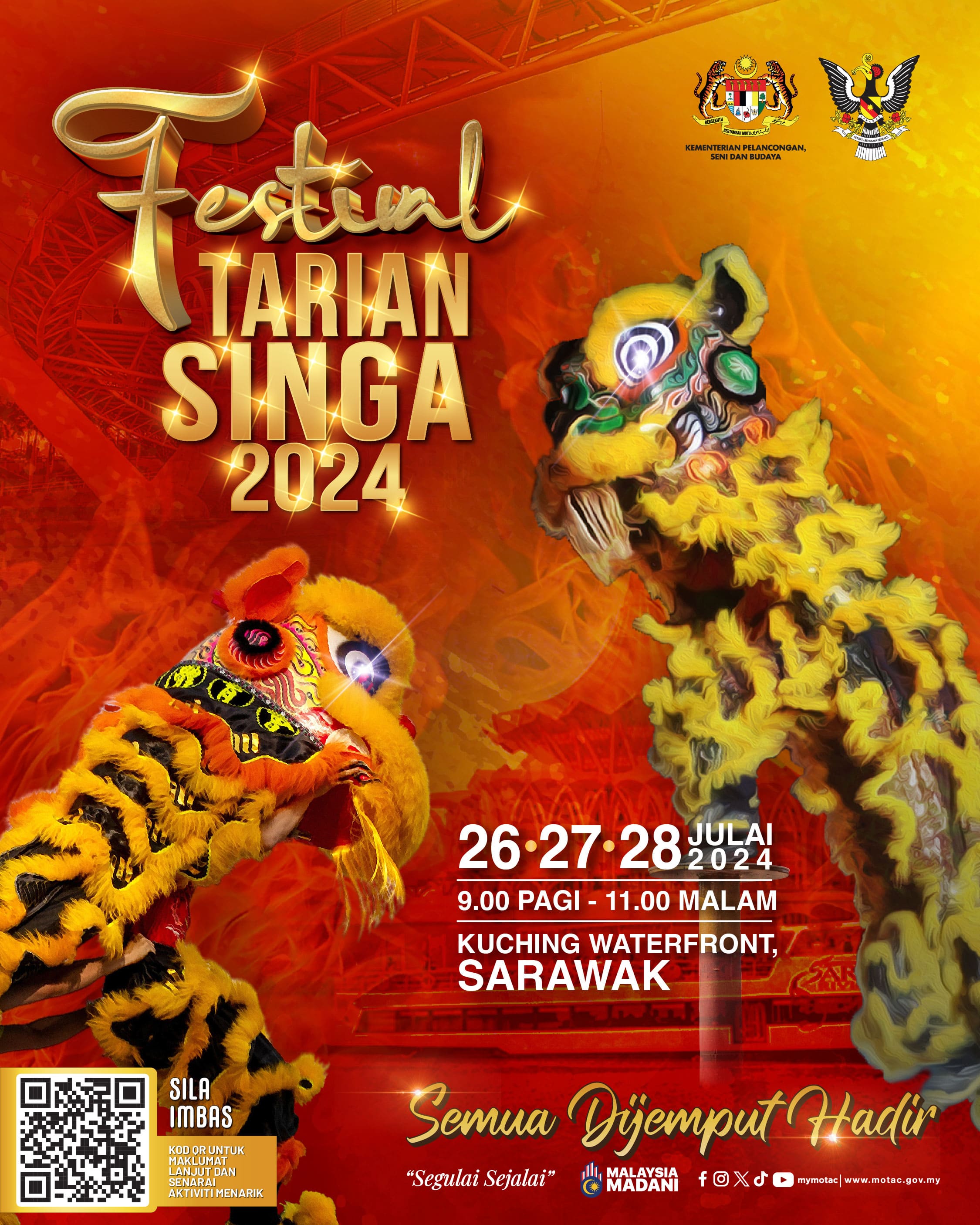 POSTER IG TARIAN SINGA KUCHING 2024 2