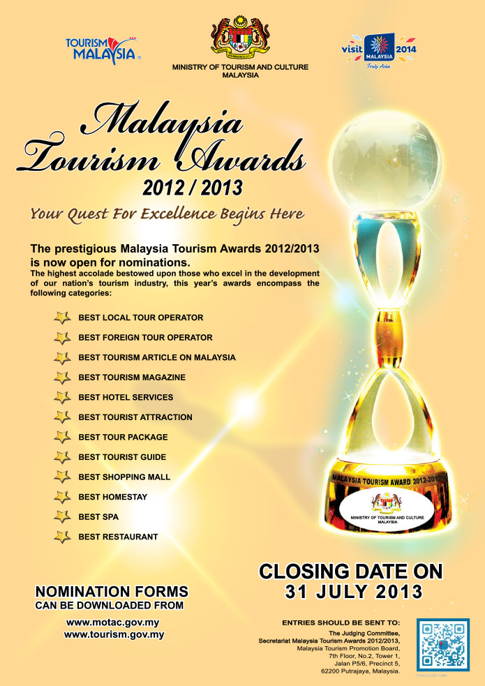 Malaysia Tourism Awards 2012/2013
