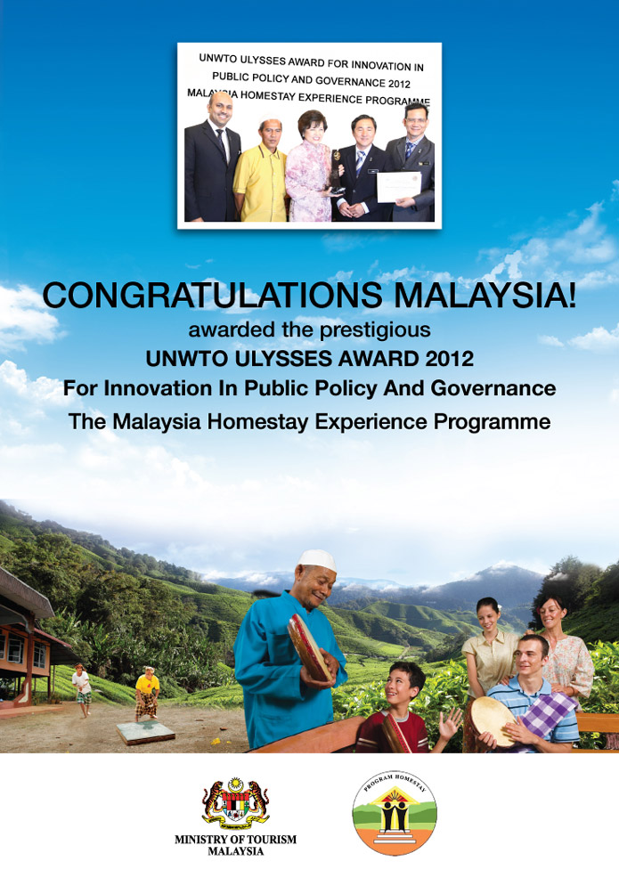 Awarded the Prestigious UNWTO ULYSSES AWARD 2012