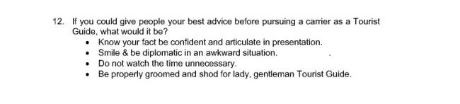 Career Guidance As A Tourist Guide